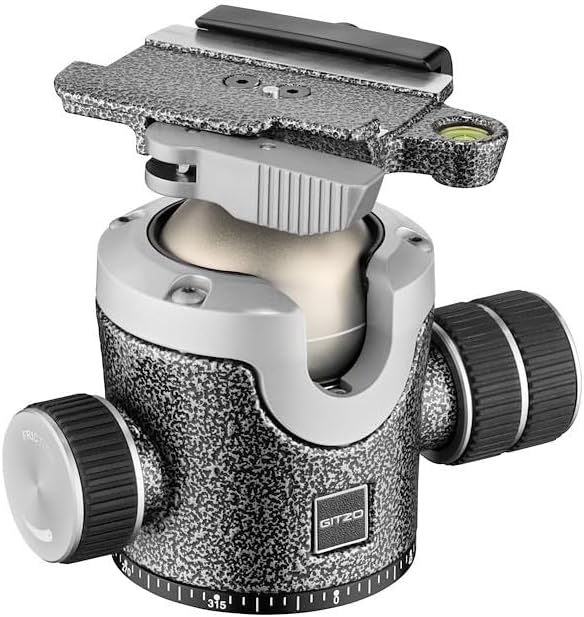 Gitzo Zentrischer Stativ-Kugelkopf der Serie 4, für DSLR- und SLR-Stative, Stativ mit Hebelverriegel
