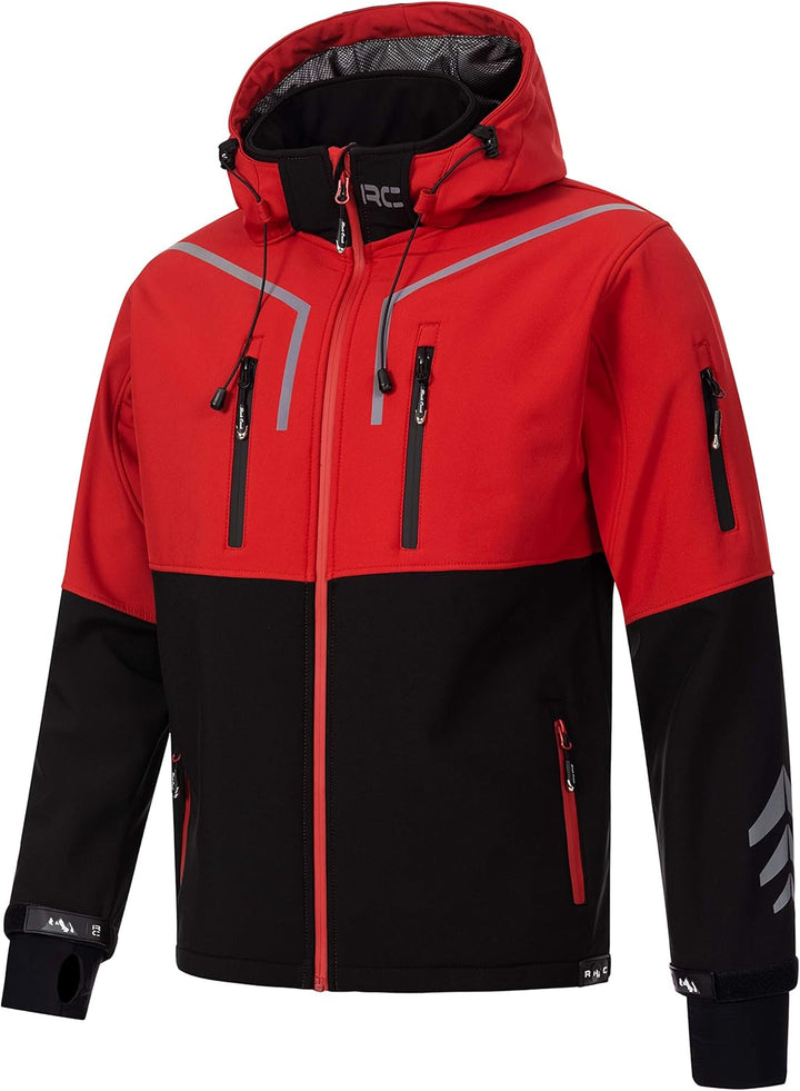 Rock Creek Herren Softshell Jacke Outdoor H-222 S Rot, S Rot