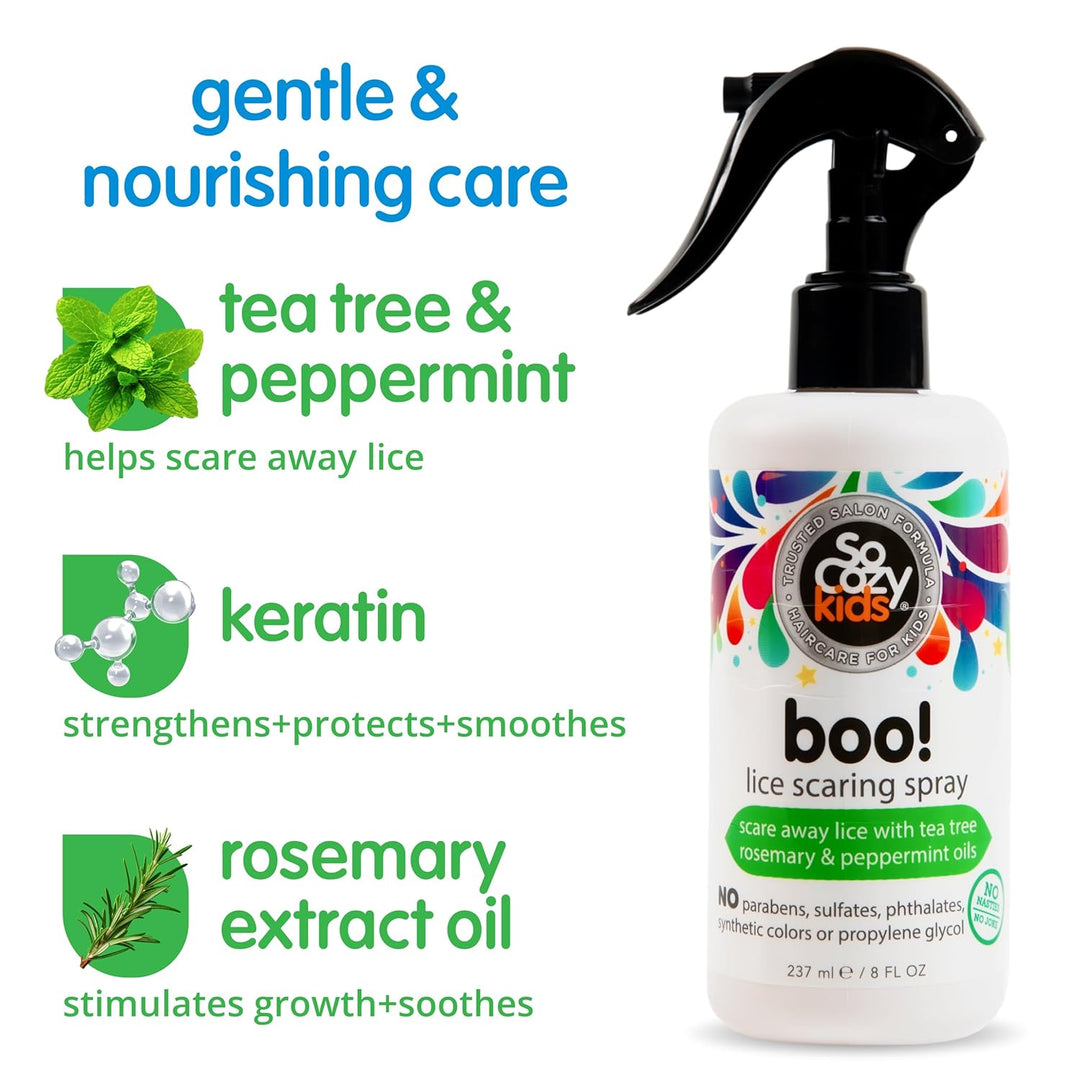 SoCozy Boo! Lice Prevention Spray, 8 Fluid Ounce by SoCozy