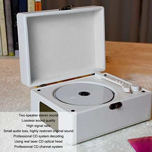 Tragbarer CD Player mit Bluetooth, Kpop Musikplayer mit Typ C Ladeanschluss, Wiederaufladbarer Platt