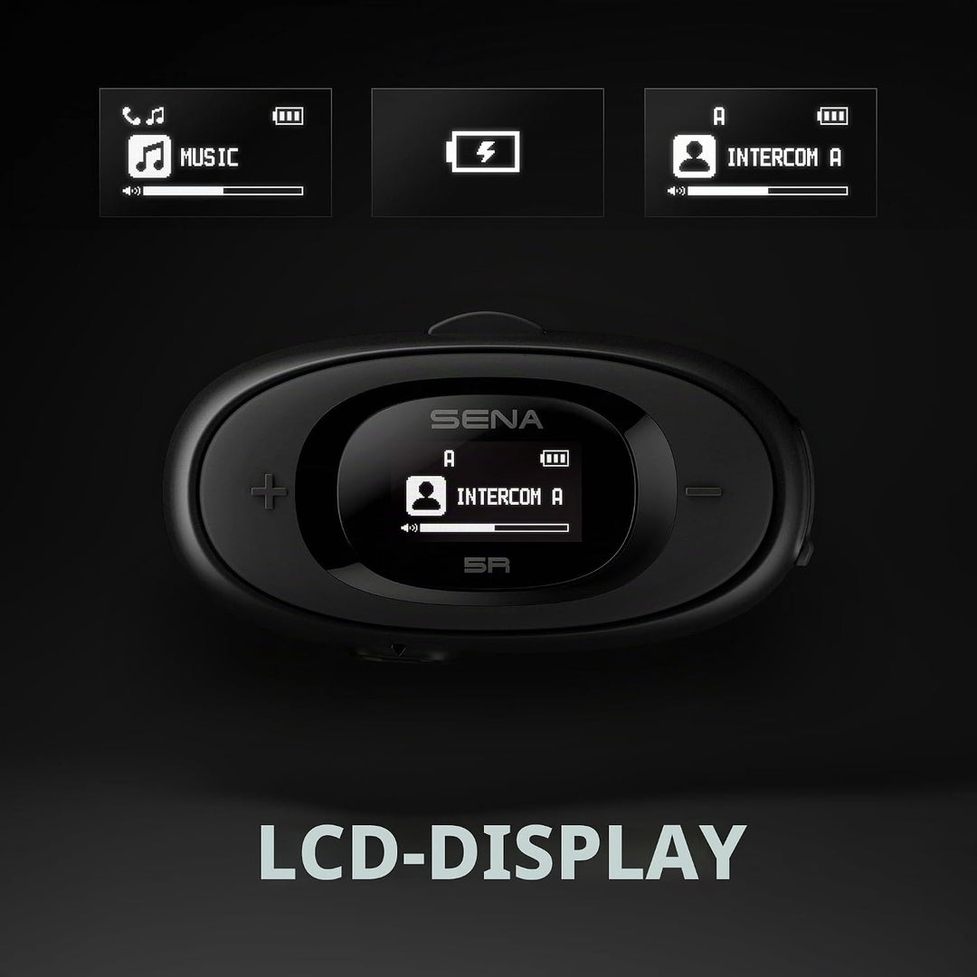 Sena 5R Einzelset Sprechanlage Headset Bluetooth 2-Wege Interkom