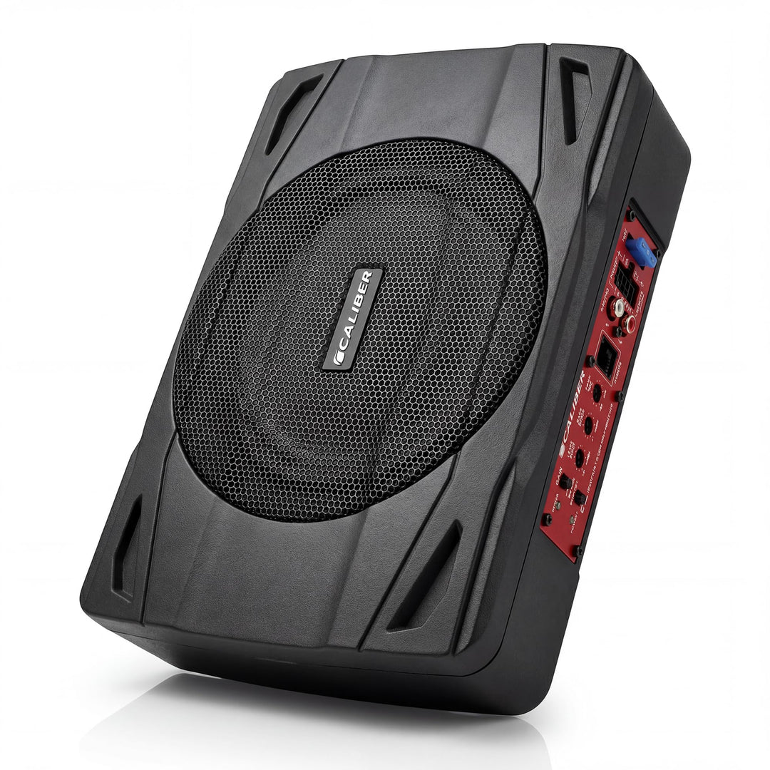 Caliber BC120US Auto-Subwoofer aktiv 500W - Schwarz - 21 x 29 x 7.2 cm - Unterseat - Woofer - 20 cm