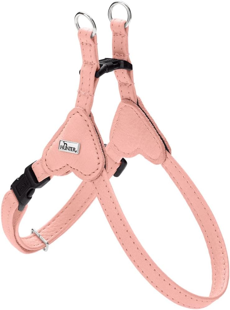 Hunter Hundegeschirr SOHO MINI, Farbe: Flieder-grau, Rindsleder, weich & geschmeidig, fellschonend,
