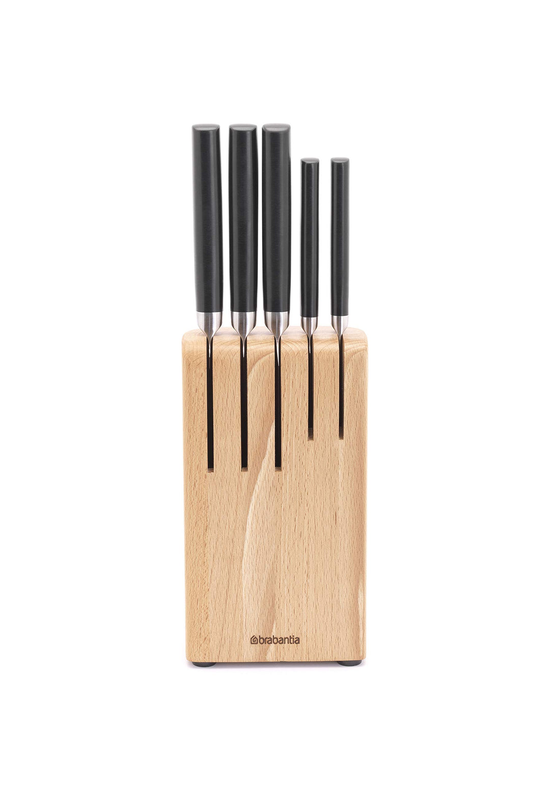 Brabantia Messerblock mit Messer, Schwarz, Einheitsgrösse