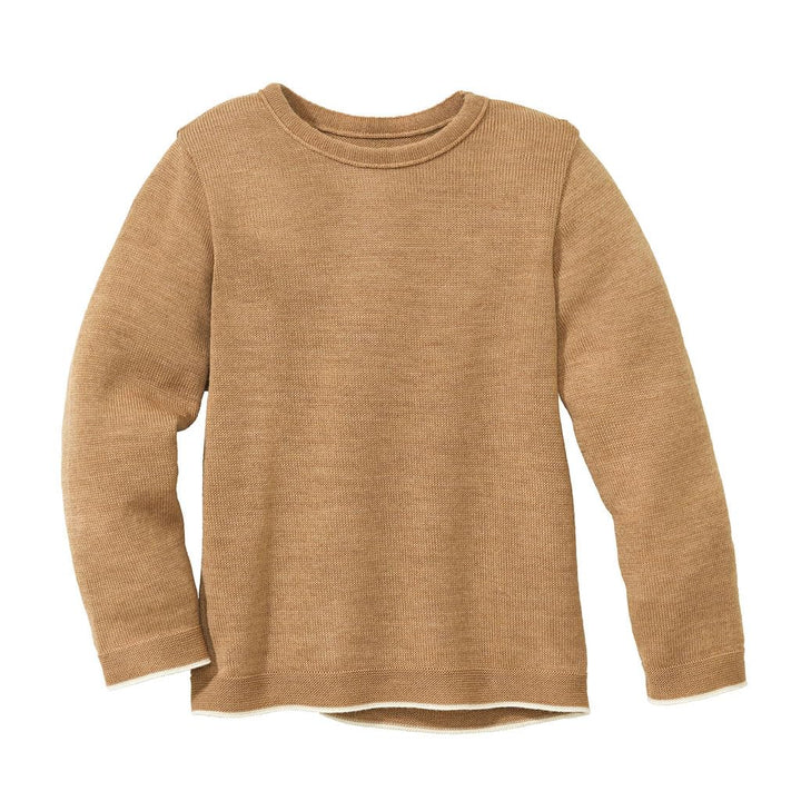 Disana Strick-Pullover, Zeitloses Design | 100% Bio-Merinowolle GOTS, IVN Best | Kleinkind Kind Unis