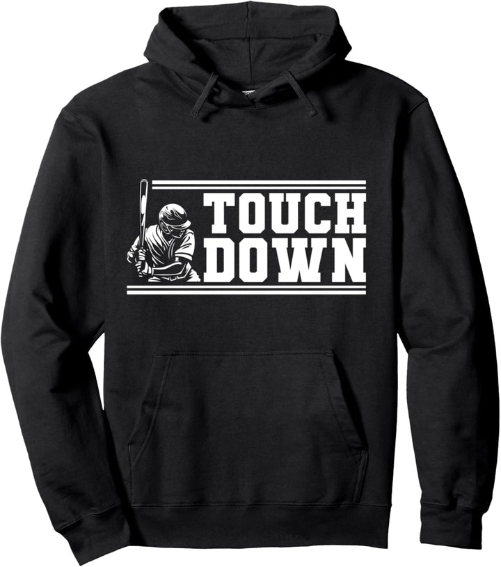 Baseball Touchdown American Football Falscher Sport Pullover Hoodie