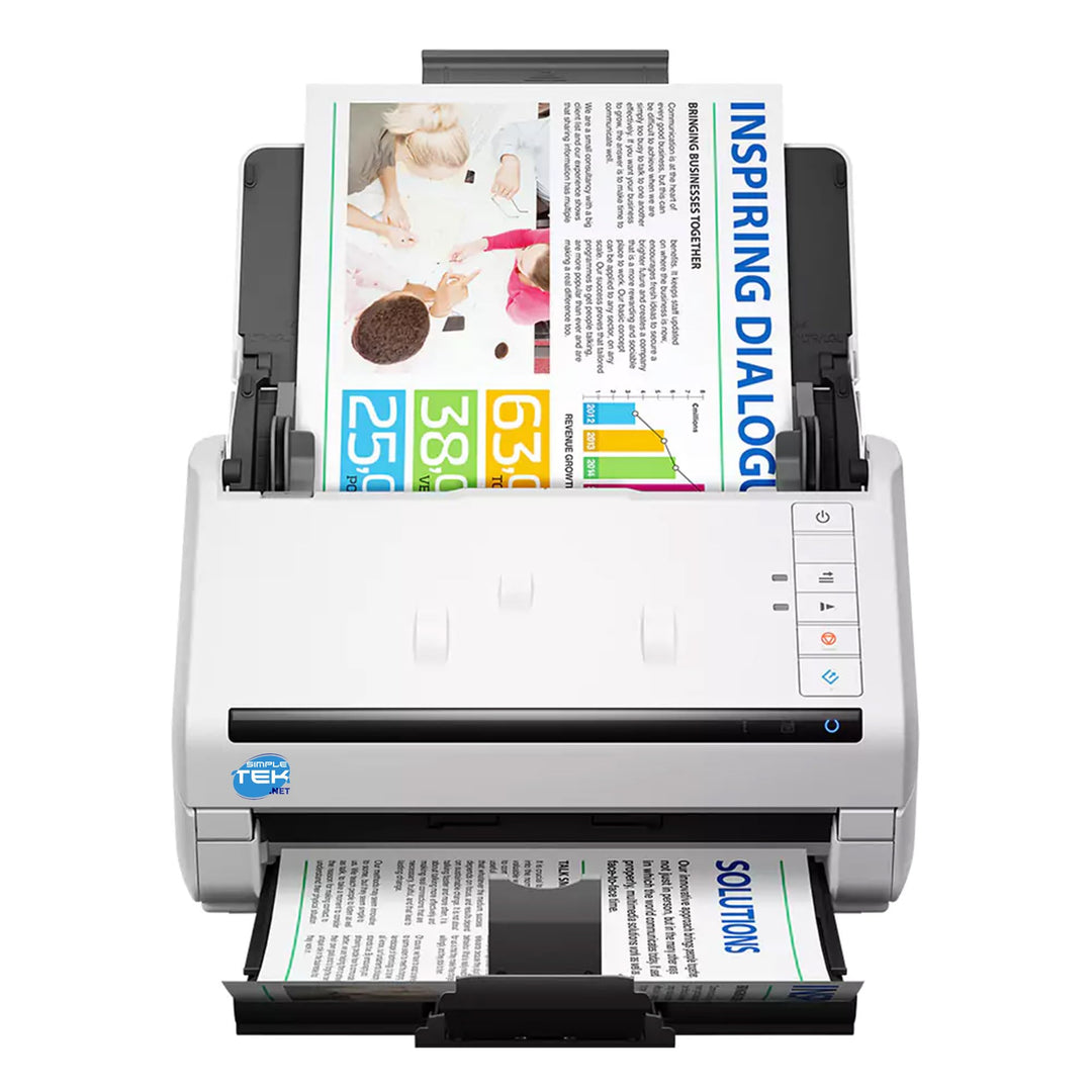 SIMPLETEK - Professioneller Duplex-Scanner für Farbdokumente, USB 3.0, ADF 50 Blatt, beidseitiges Sc