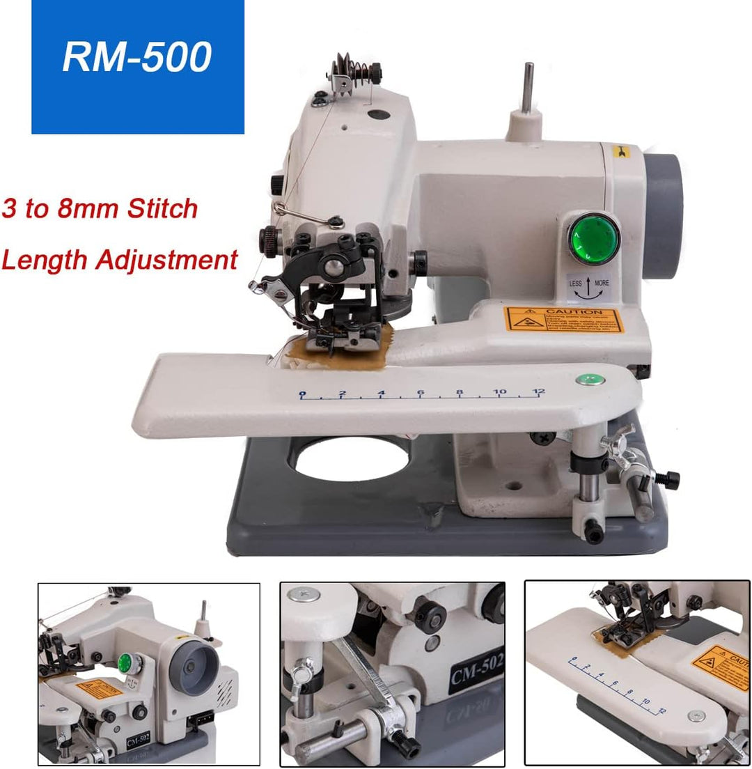 ECUTEE Tragbare Blindstichmaschine Tischmodell Blindstich Schneider Nähmaschine, Desktop Sewing Mach