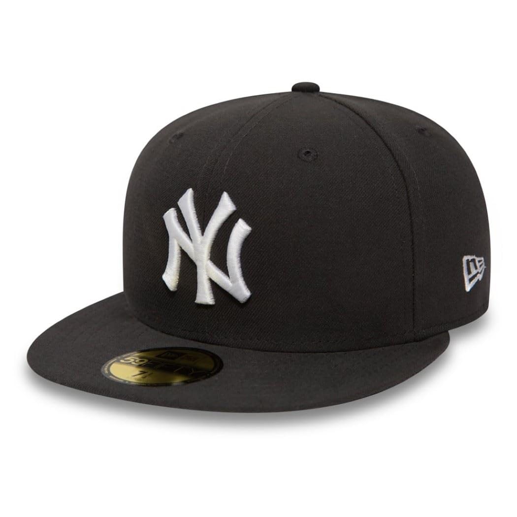 New Era Chicago White Sox MLB Black on Black 59Fifty Cap 7 5/8 NY Yankees - Graphit/White, 7 5/8 NY