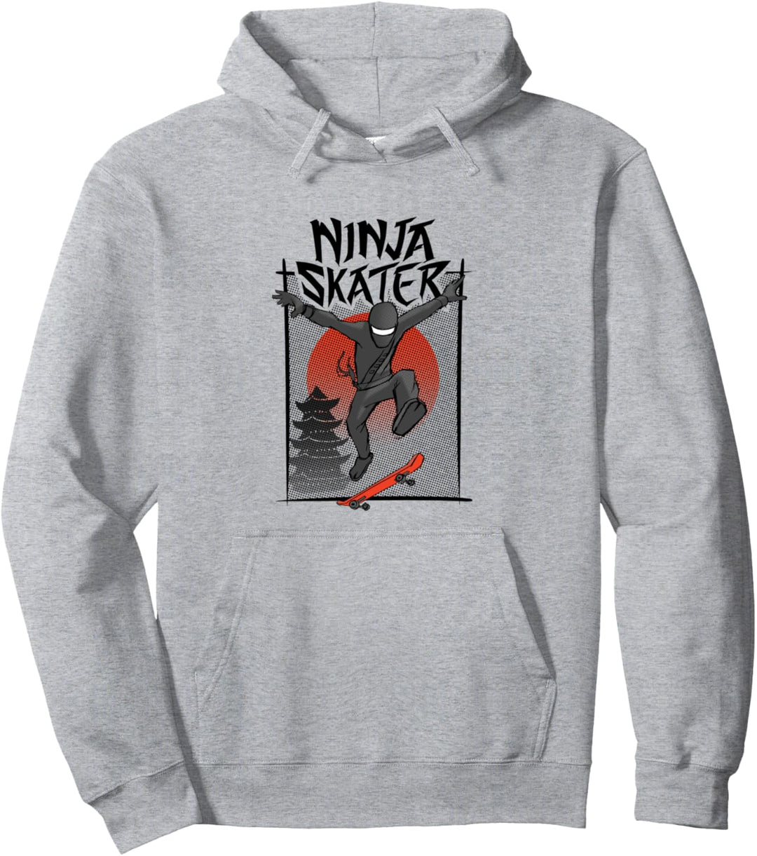 Ninja-Skaterin Pullover Hoodie