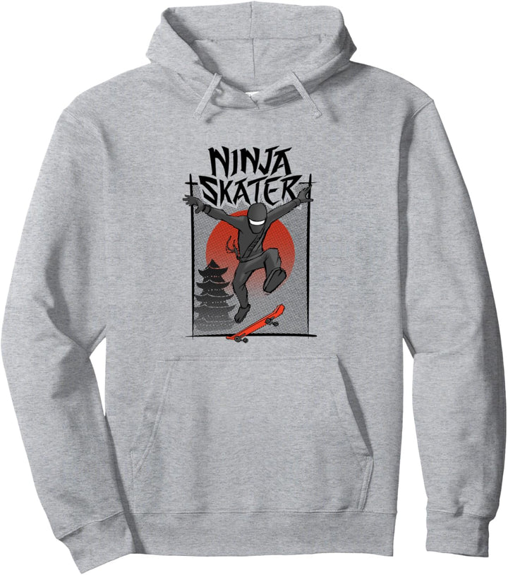 Ninja-Skaterin Pullover Hoodie