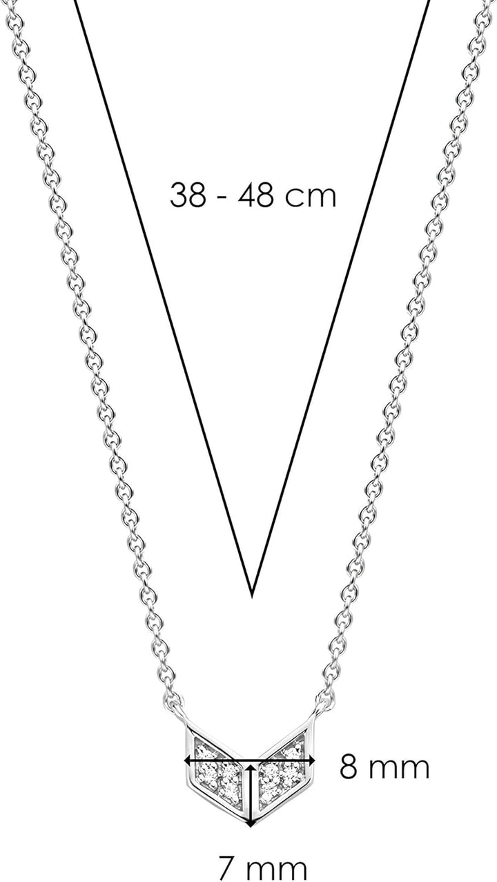 Ti Sento Milano Frau Halskette 3952ZI / 42 Kein Metalltyp EIN Anderer Weg Kein Edelstein - 3952ZI/42