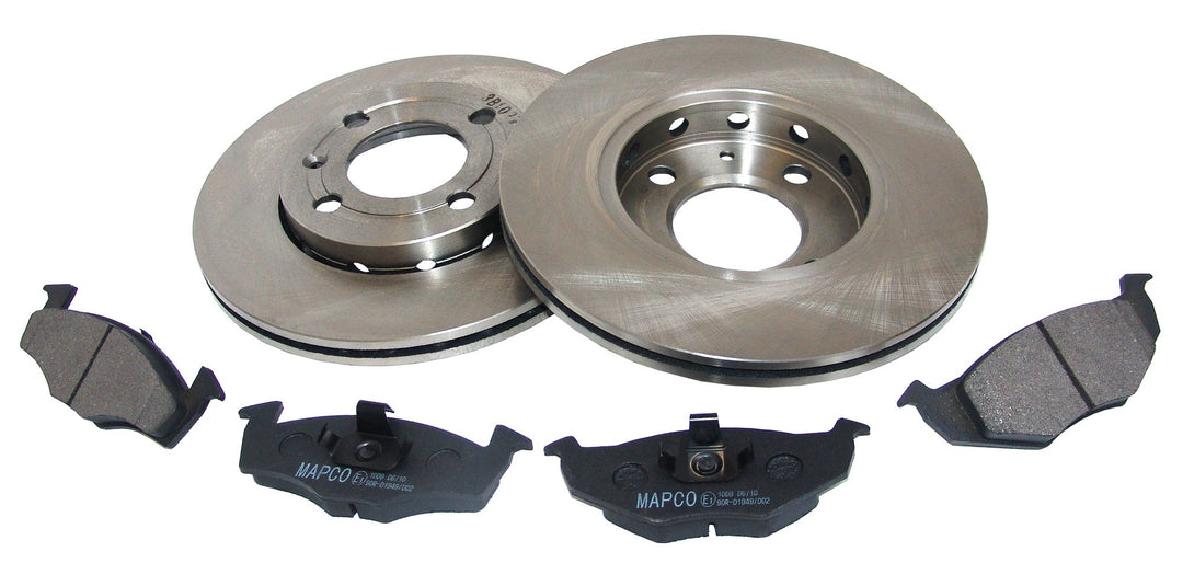 Mapco 47867 Bremsensatz Bremsscheiben mit Bremsbeläge Vorderachse belüftet