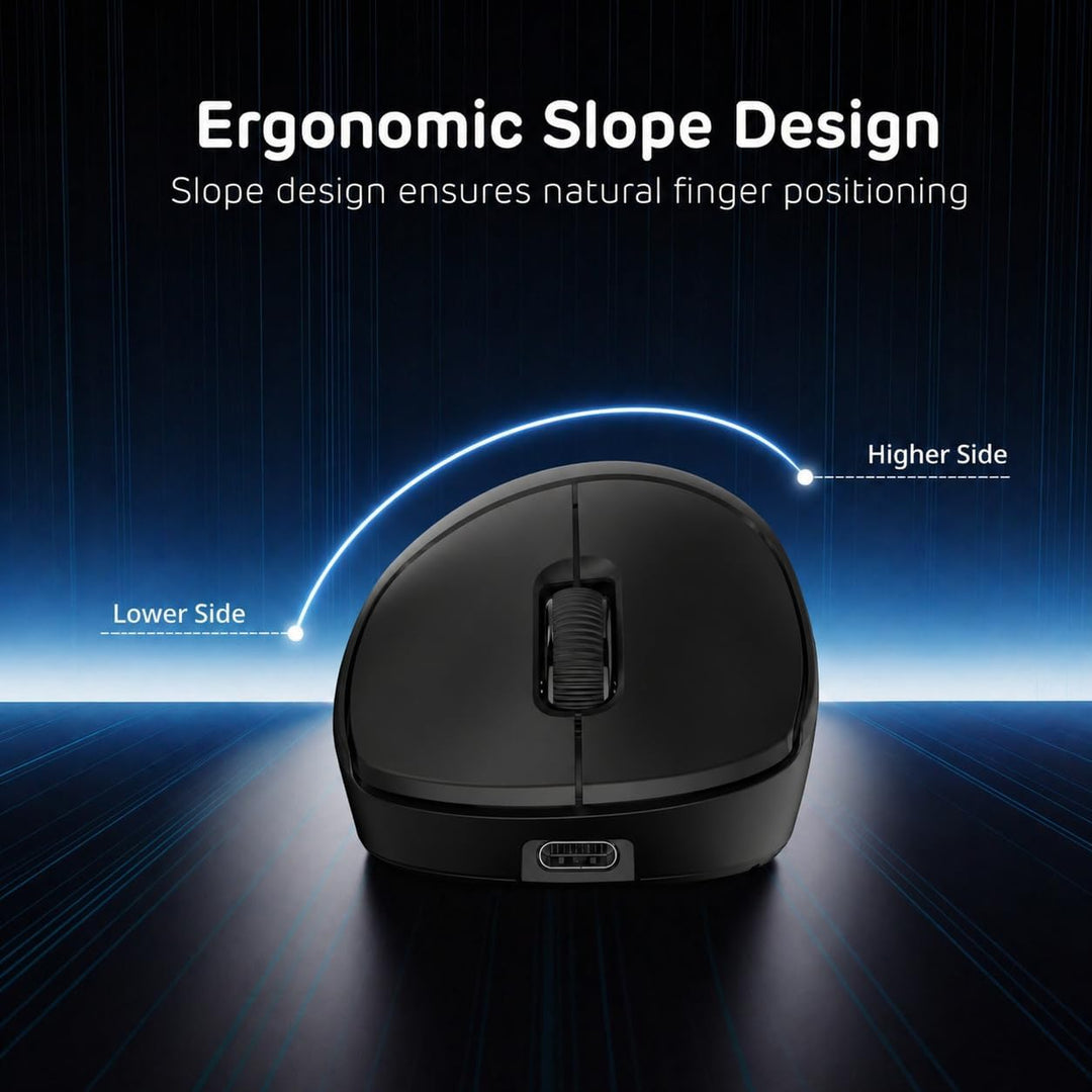 RK ROYAL KLUDGE MG5 8K kabellose Gaming Maus, 42K DPI PAW3950 Sensor, 56g leichte ergonomische, dopp