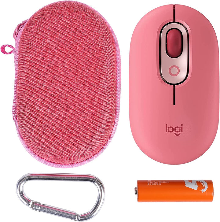 co2CREA Case Harte Reiseschutzhülle Etui Tasche für Logitech Pebble Mouse 2 M350s /M350 Pebble/Logit