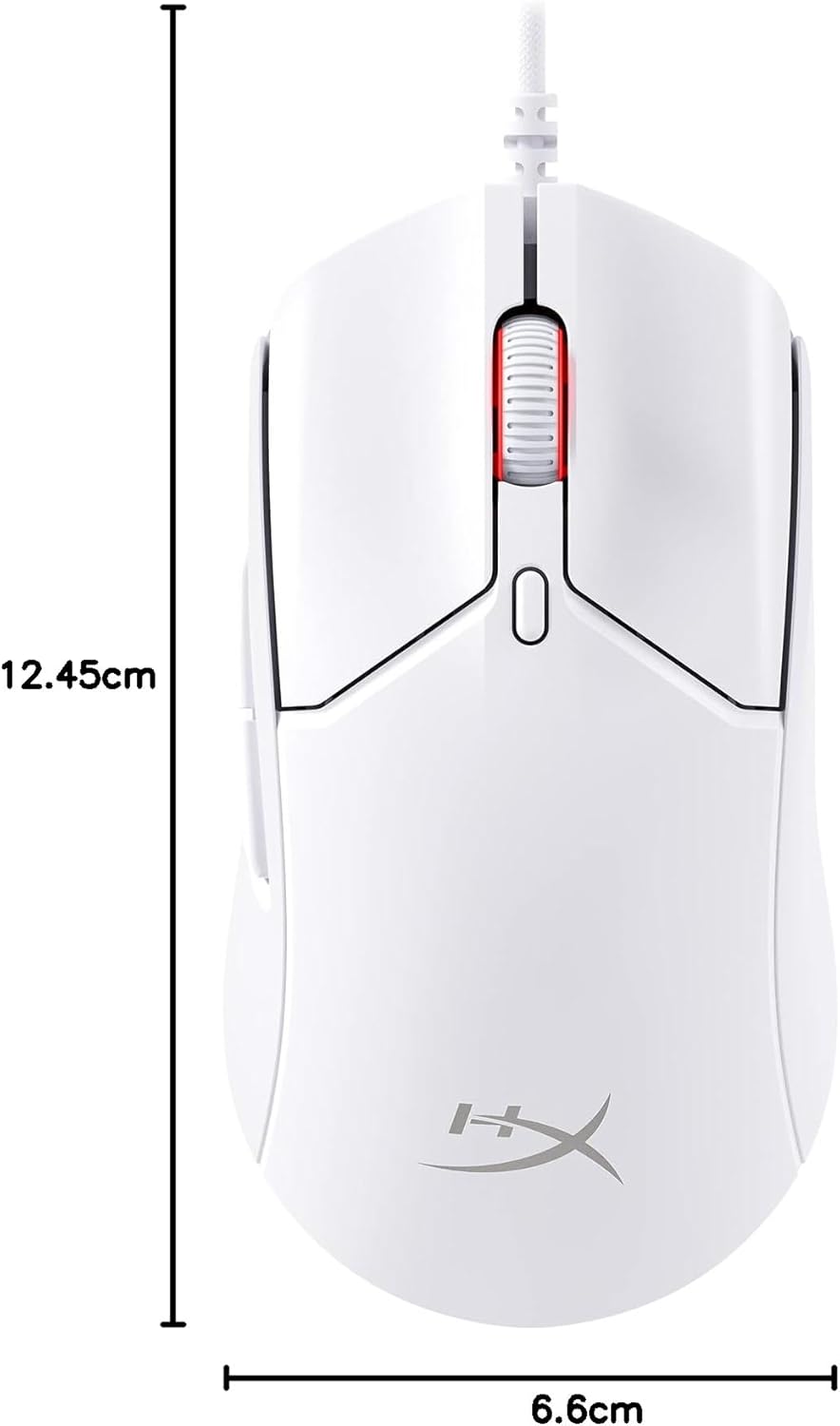 HyperX Pulsefire Haste 2, Kabelgebundene Gaming-Maus, 53 g, 26K Sensor, 26.000 DPI, 8000 Hz Abfrager