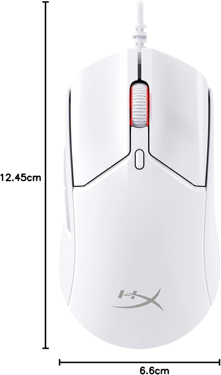 HyperX Pulsefire Haste 2, Kabelgebundene Gaming-Maus, 53 g, 26K Sensor, 26.000 DPI, 8000 Hz Abfrager