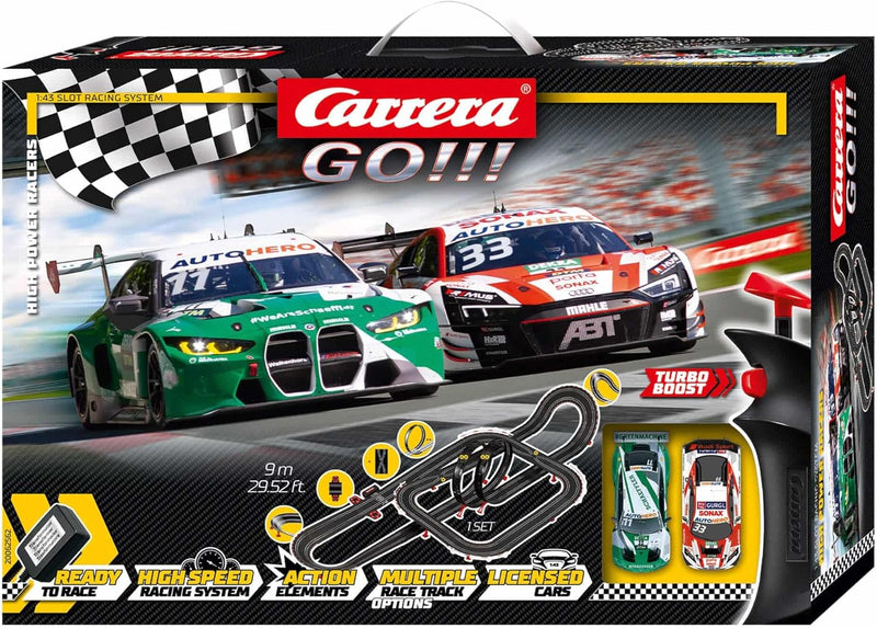 Carrera GO!!! DTM High Power Racers Rennbahnen und lizensierte Slotcars | bis zu 2 Spieler | Für Jun