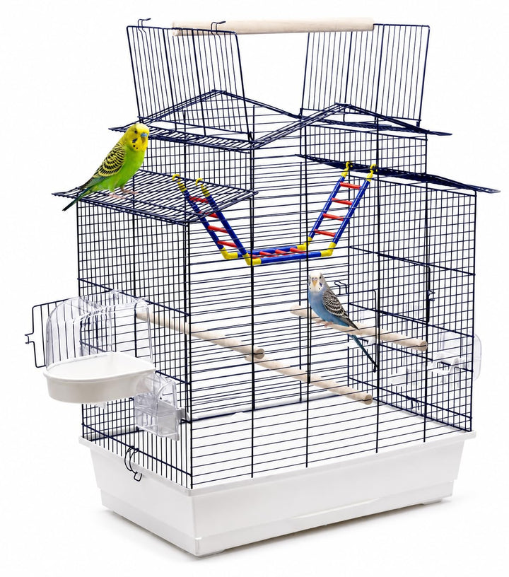 XXL Vogelkäfig Wellensittich Kanarien mit Freisitz & Zubebör Heimtiercenter