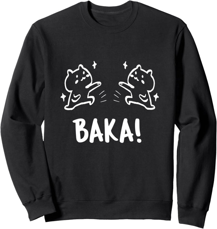 Baka Idiot ein lustiges japanisches Spruch Anime Baka Sweatshirt