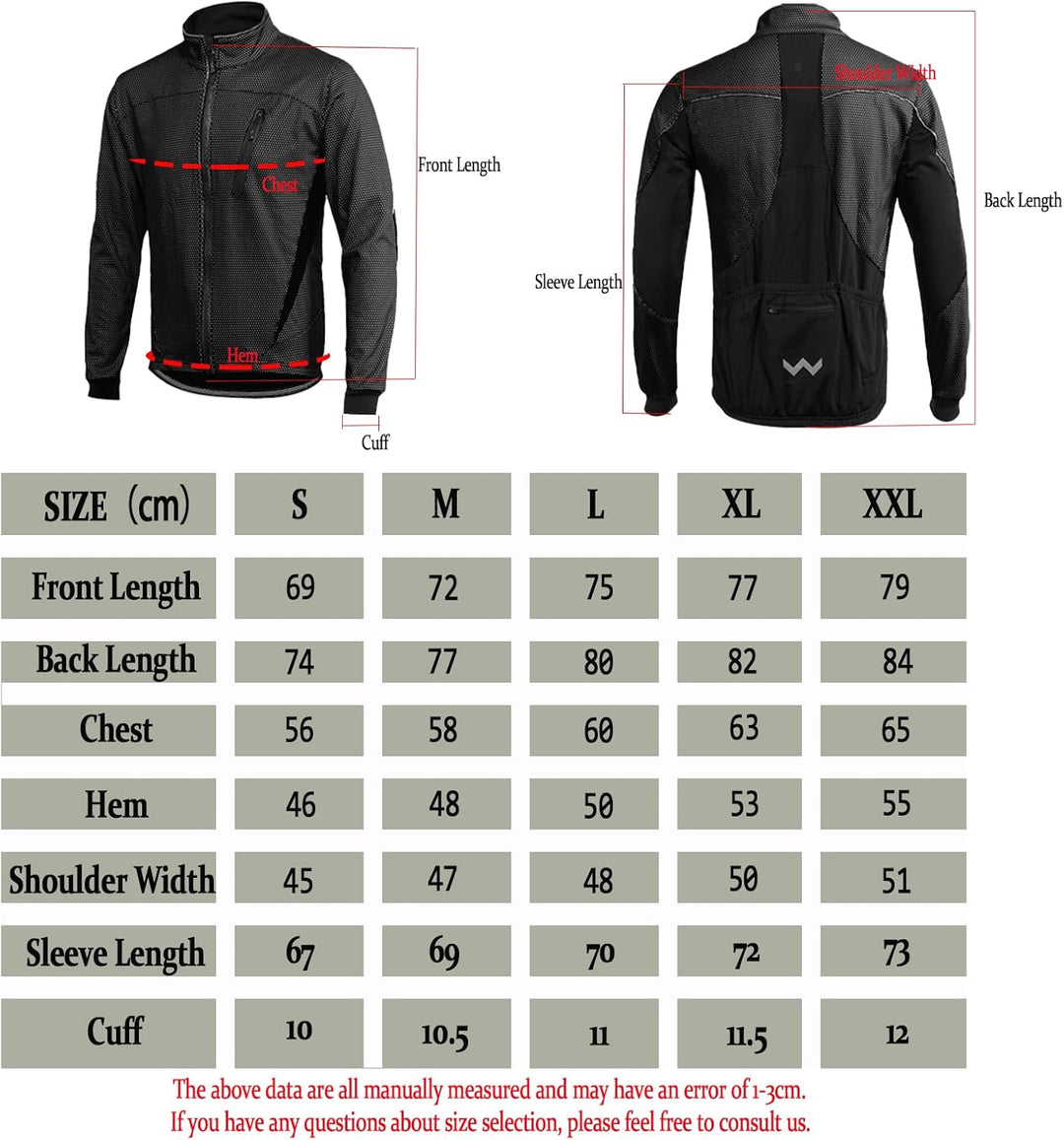 HOMTOL Herren Fahrradjacke Polarfleece-Futter Wasserdicht Winter Thermal Radjacke winddicht regenfes