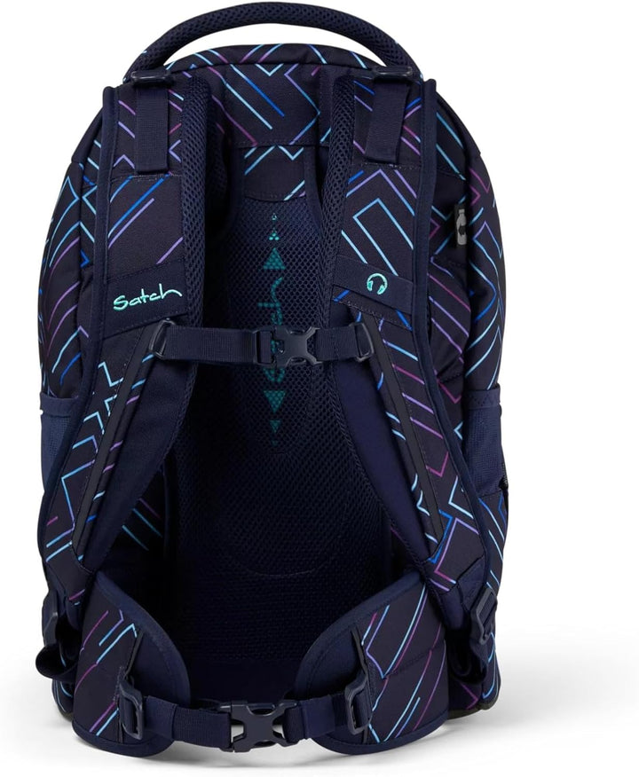 Satch Pack ab 5. Klasse ergonomisch 30L Stauraum standfest Organisationstalent 45 x 30 x 22 cm Purpl
