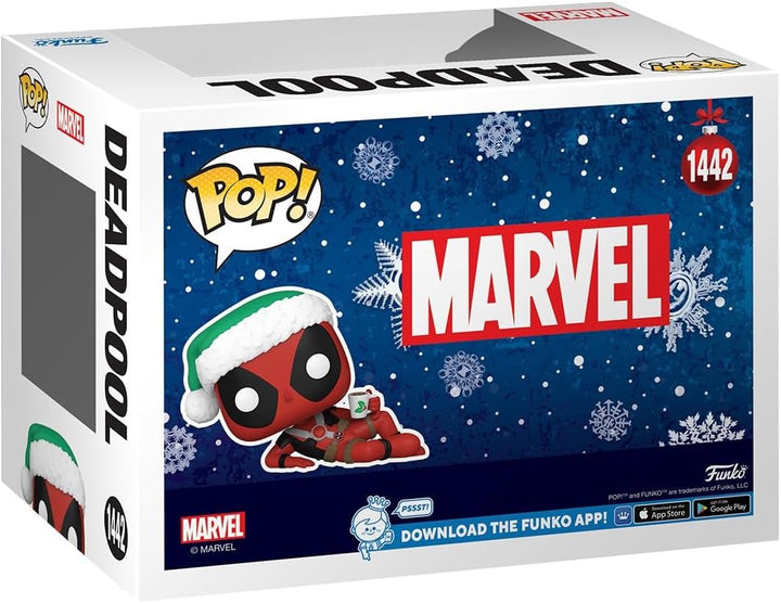 Funko Pop! Marvel: Holiday – Deadpool - Marvel Comics - Vinyl-Sammelfigur - Geschenkidee - Offiziell