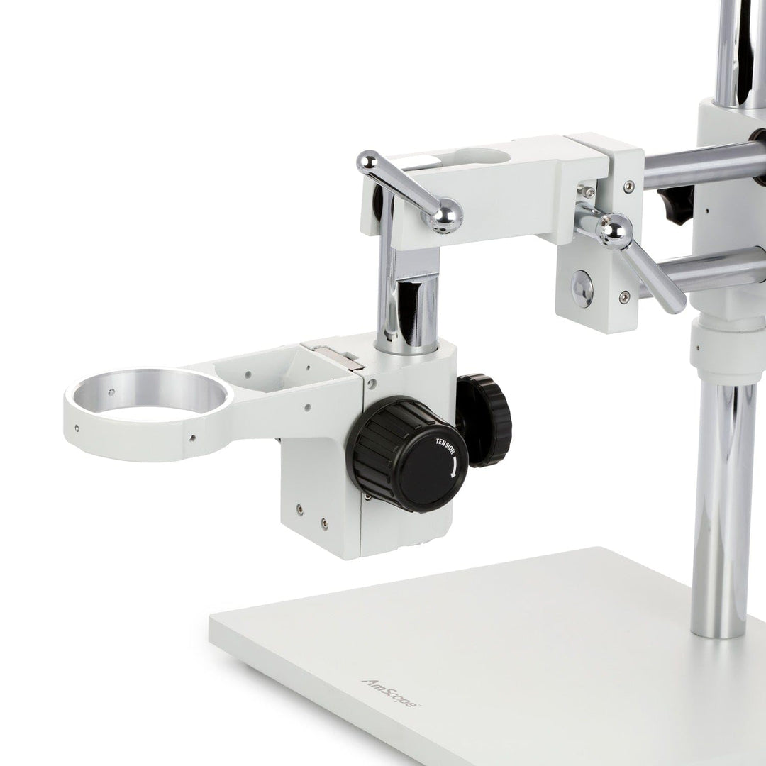 AmScope DAW Hochleistungs Doppel arm Auslegerständer, Weiss
