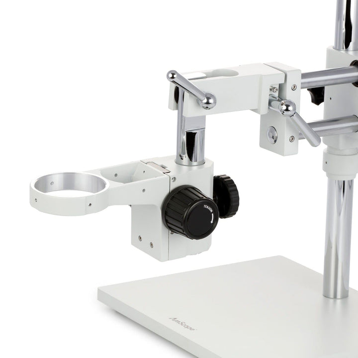 AmScope DAW Hochleistungs Doppel arm Auslegerständer, Weiss