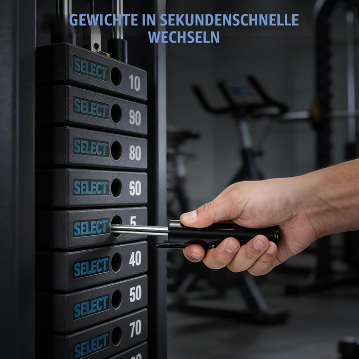 Gym Pin für Zusatzgewicht, 2 Stück Gewichtsstapelstift Ersatz Drop Set Stifte für Fitnessstudio Load