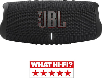 JBL CHARGE 5 Bluetooth® Lautsprecher Outdoor, Wasserfest, USB Schwarz