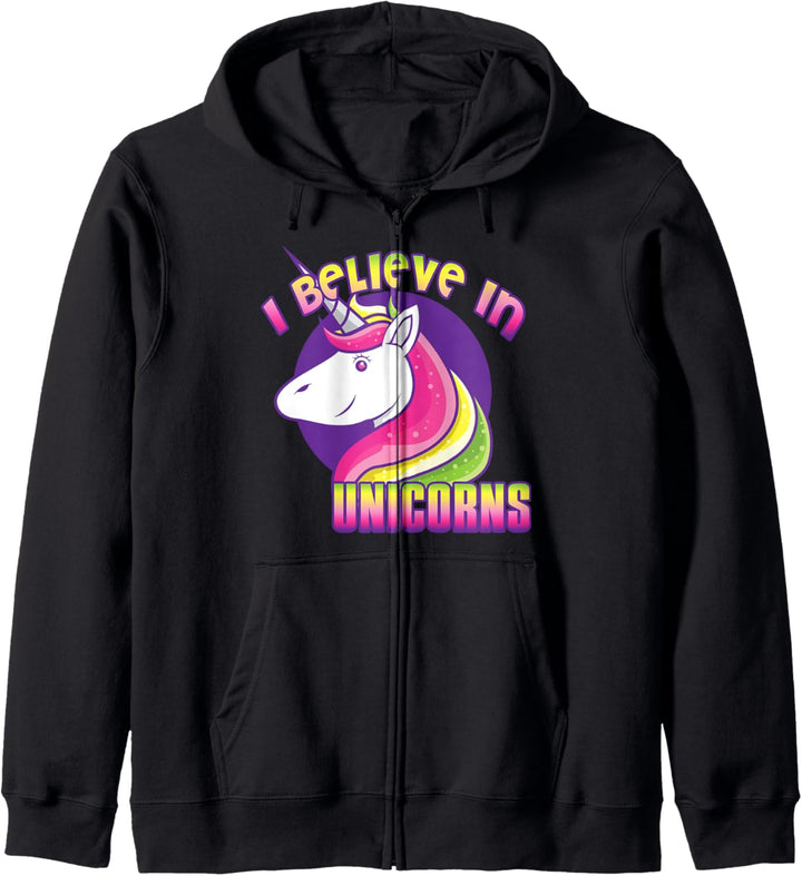 I Believe In Unicorns - Funny Unicorn Lover Kapuzenjacke