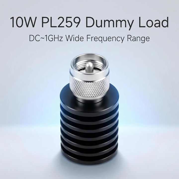 BECEN 10 Watt PL259 Dummy Load – 10W UHF Stecker Typ Stecker DC auf 1 GHz 50 Ohm UHF Typ Stecker 10