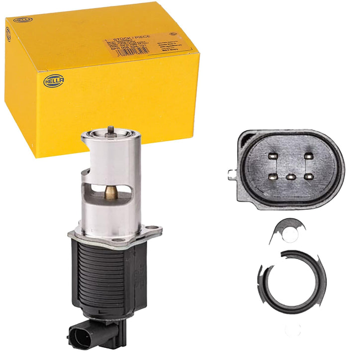 HELLA 6NU 014 864-481 AGR-Ventil - elektrisch - 5-polig - mit Dichtung