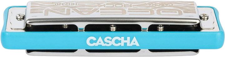 Ocean Rock Blues Harmonica in E, blue (incl. stylish softcase and cleaning cloth) E-Dur blau, E-Dur