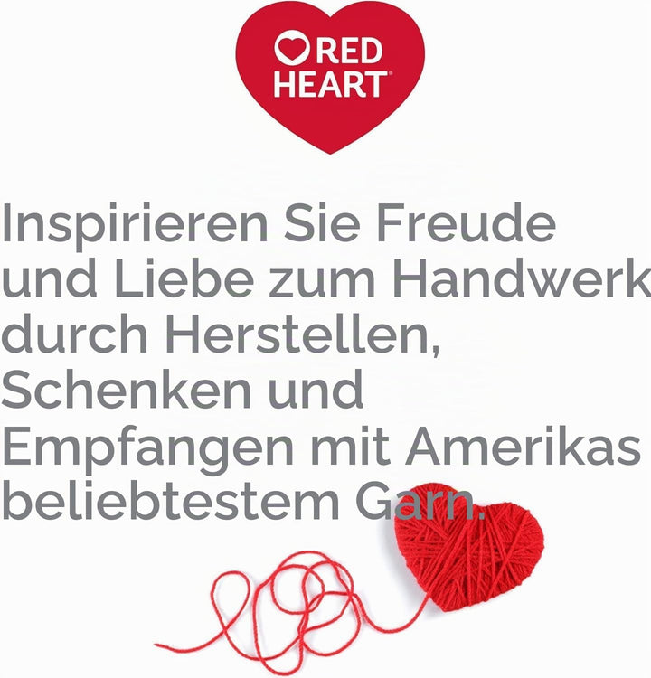 Red Heart Super Saver Aran-Garn – 3 Packungen mit 198 g – Acryl – 4 Medium (Kammgarn) – 360 Meter –