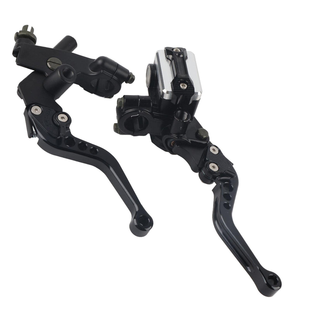 Broco Motorrad Bremshebel, 1 Paar 7/8 "(22mm) Universal Motorrad Bremskupplung Hauptzylinder Behälte