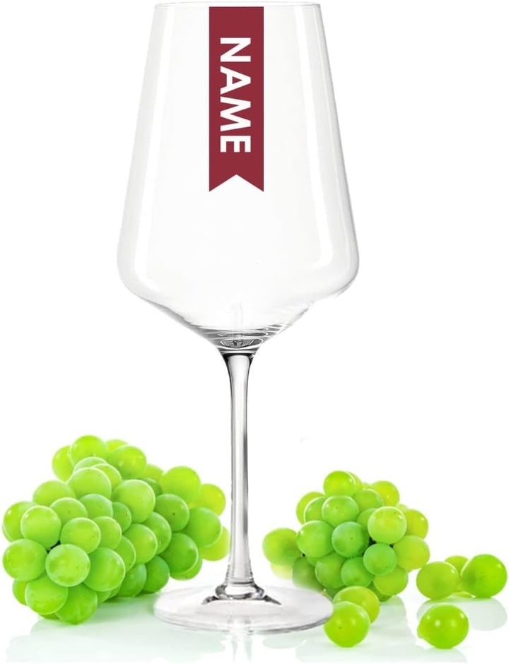Leonardo Puccini Weinglas mit Gravur - Elegant Design - Personalisiert & mit Name - Geschenk zum Geb