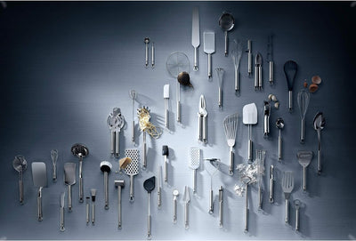 WMF Profi Plus Küchenhelfer Set 7-teilig, Ständer mit 6 Helfern, Schöpflöffel, Schaumlöffel, Wokwend