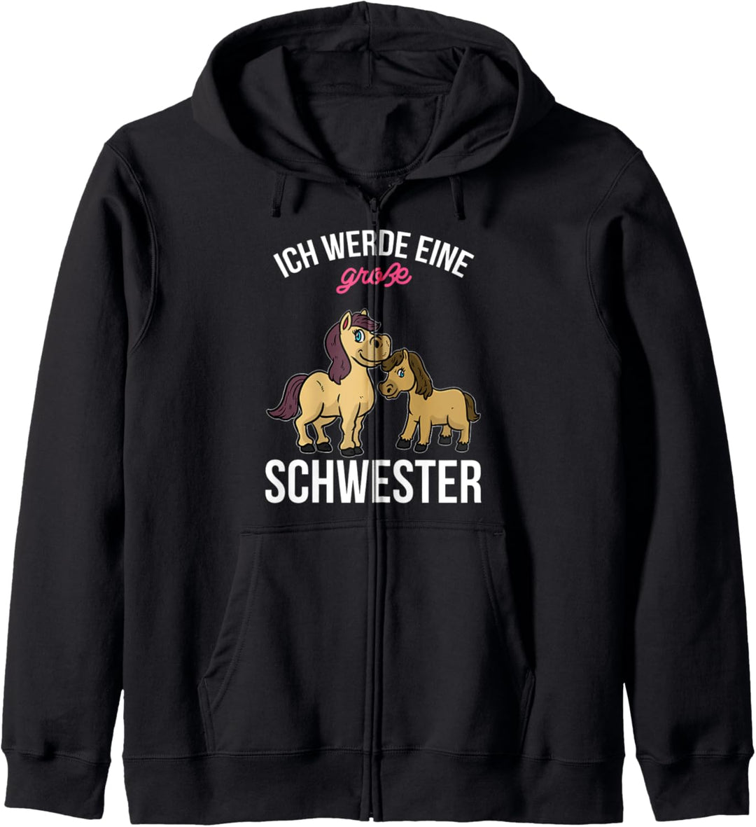 Pony Pferd Grosse Schwester 2020 Kapuzenjacke