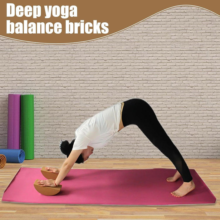 Yoga-Block Set – 10 Stück Yoga-Block | Yogas Brick | High-Density Support Bricks und kostenlose Baum