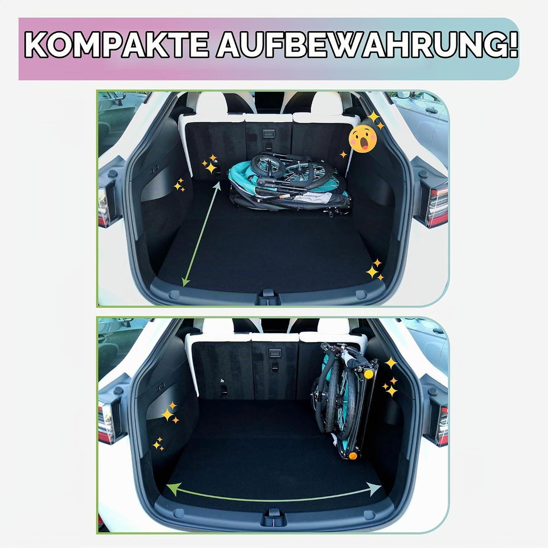 Petique Trailblazer Jogger Hundewagen für mittelgrosse Hunde &amp; Katzen, Luftreifen, verstellbarer Gri