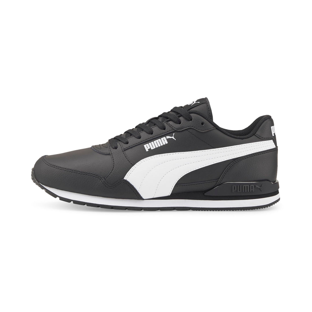 PUMA Unisex St Runner V3 L Sneaker 37.5 EU Puma Black Puma White, 37.5 EU Puma Black Puma White