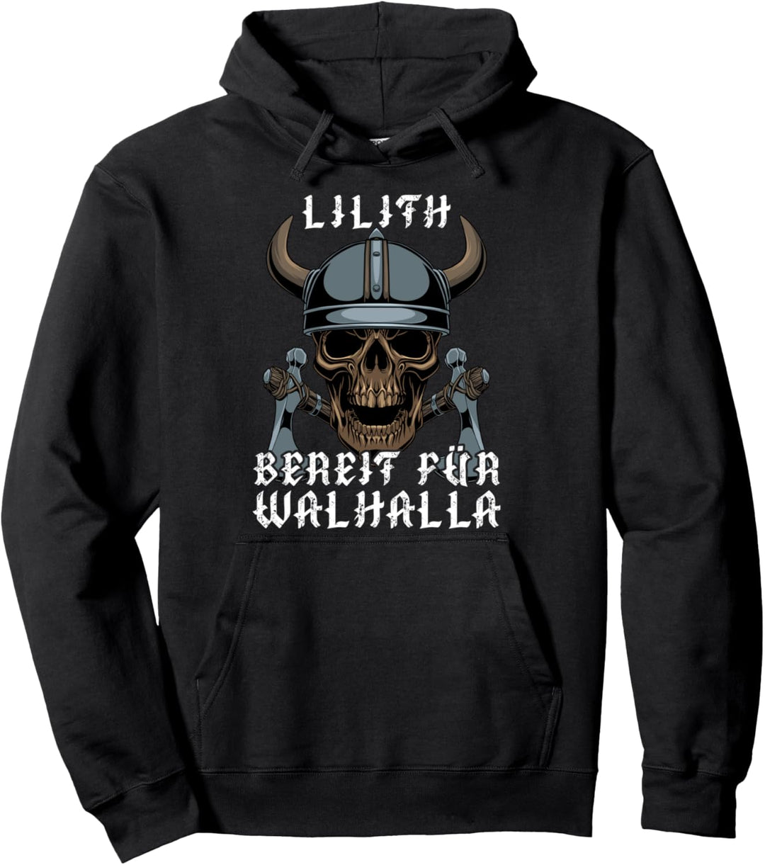Lilith - Bereit für Walhalla - Personalisiert Pullover Hoodie