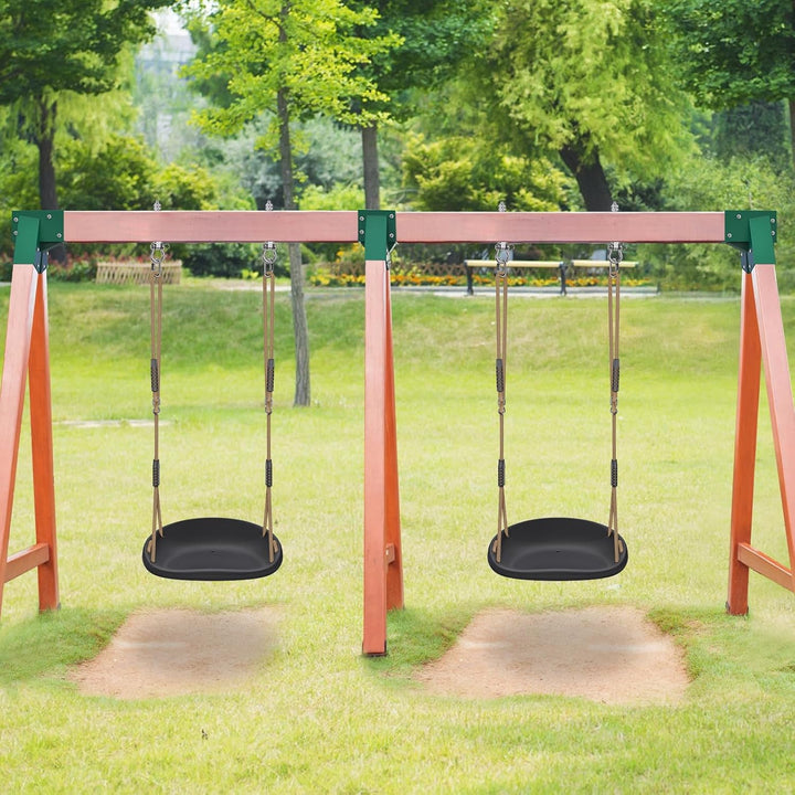 BeneLabel Schaukel Kinder, Indoor Outdoor Babyschaukel Hartgummi Schaukelsitz Spielplatz Gartenschau