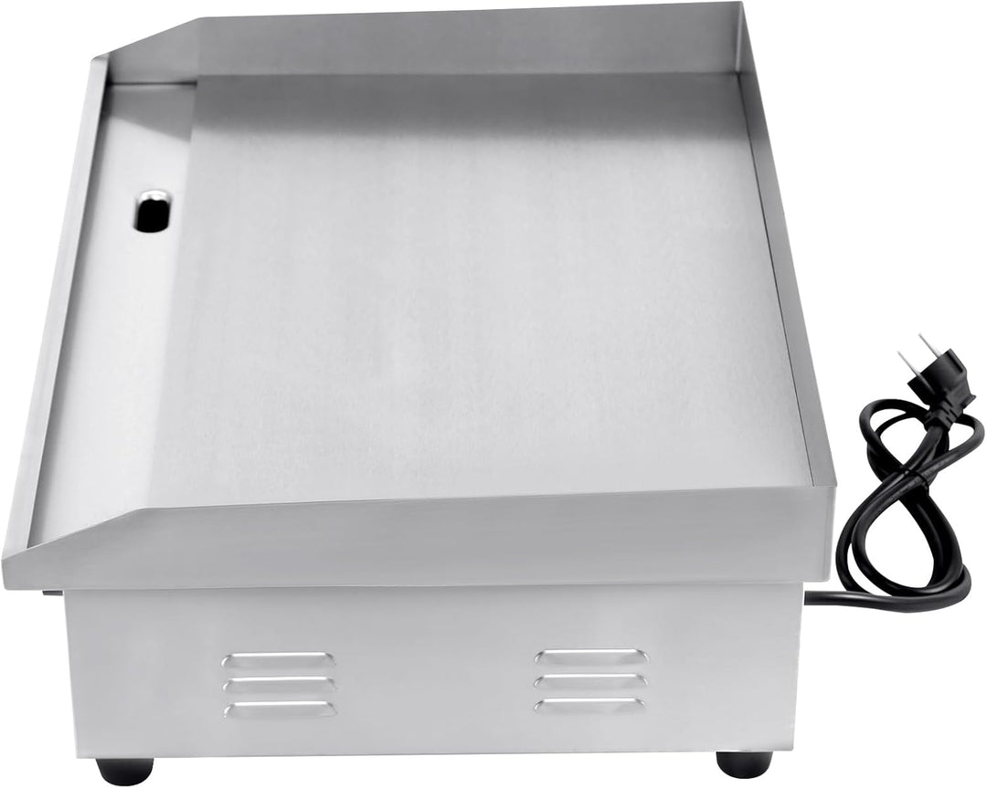 Elektrische Grillplatte, professionell, 3 kW, Tischgrill, multifunktional, Innengrill aus Edelstahl