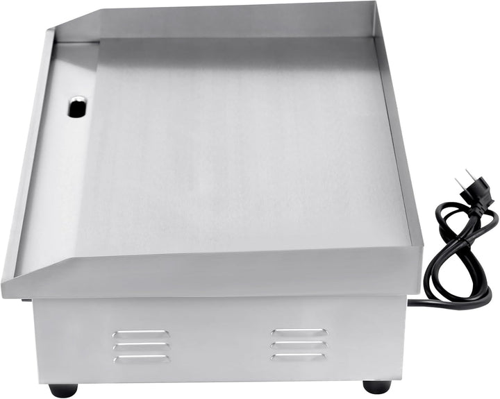 Elektrische Grillplatte, professionell, 3 kW, Tischgrill, multifunktional, Innengrill aus Edelstahl