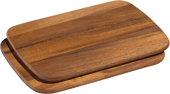 Zassenhaus Serviertablett Holz | 53×41×7cm | Teetablett & Frühstücksbrettchen Holz | 2er Set | aus n