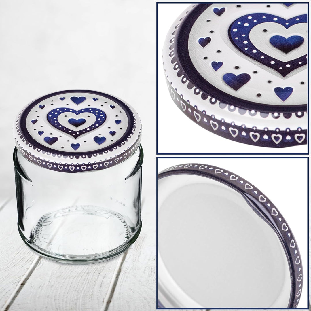 KADAX 20er Set Einmachgläser 200ml TO66, Marmeladengläser Vorratsgläser Mason Jar mit Schraubdeckel,