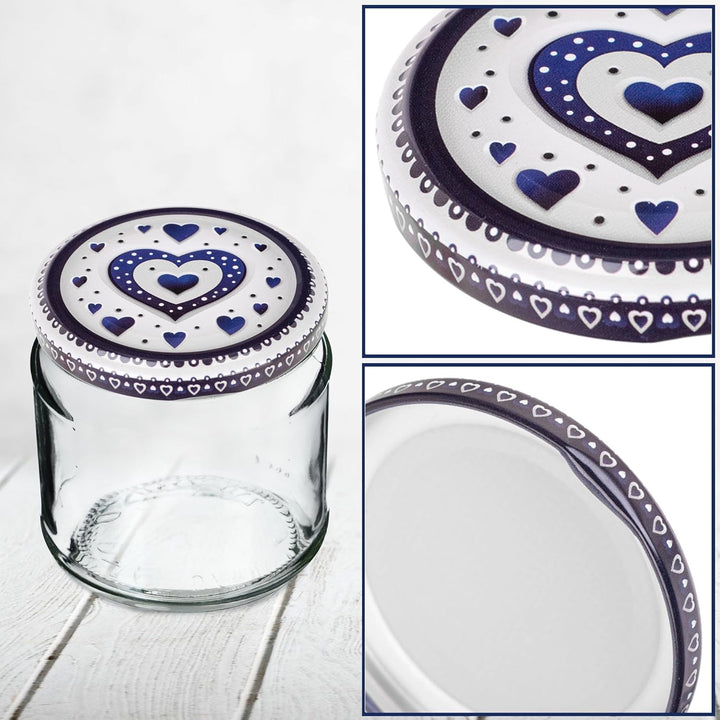 KADAX 20er Set Einmachgläser 200ml TO66, Marmeladengläser Vorratsgläser Mason Jar mit Schraubdeckel,